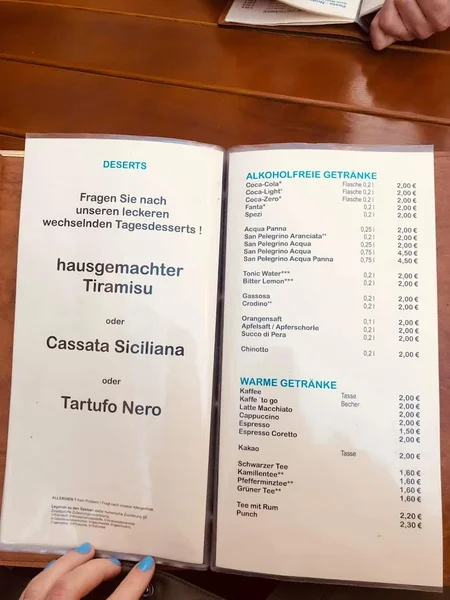 menu 0 of Sant' Angelo - Trattoria & Bar