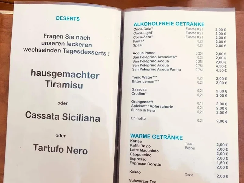 menu 0 of Sant' Angelo - Trattoria & Bar