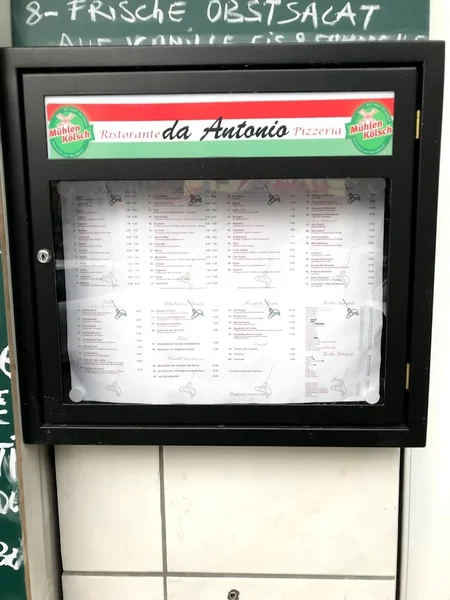 menu 1 of Ristorante Pizzeria da Antonio - Köln