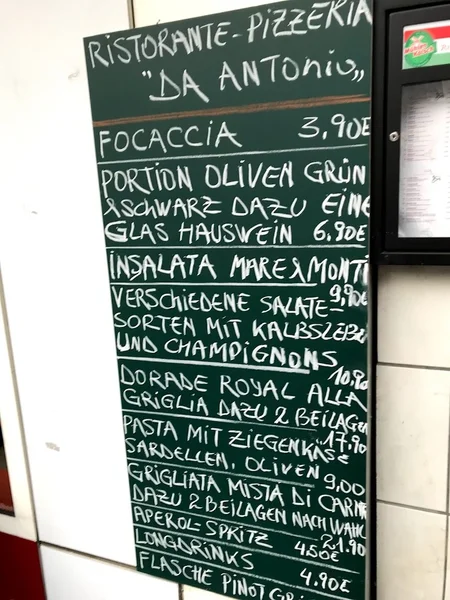 menu 2 of Ristorante Pizzeria da Antonio - Köln