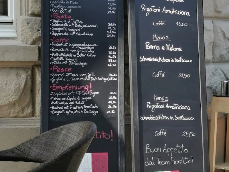 menu 0 of Fioretto Weinbar Ristorante