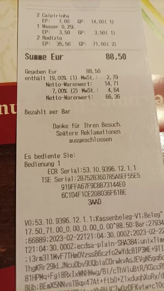 menu 1 of Restaurant Pantanal Rodizio Köln