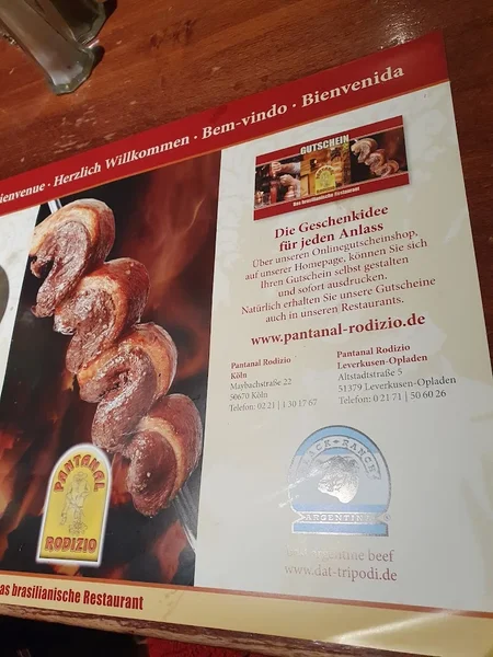 menu 2 of Restaurant Pantanal Rodizio Köln