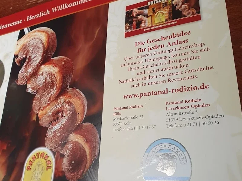 menu 2 of Restaurant Pantanal Rodizio Köln