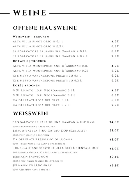 menu 0 of THE EAT IN COLOGNE - Köln