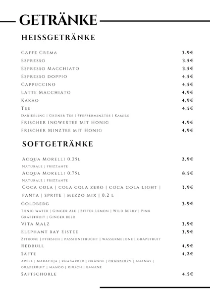 menu 1 of THE EAT IN COLOGNE - Köln