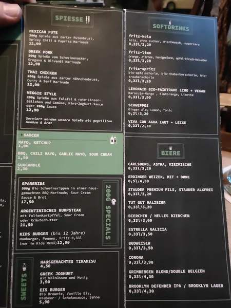 menu 0 of 200g Grill & Bar