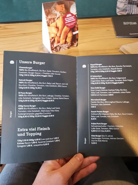menu 1 of 200g Grill & Bar