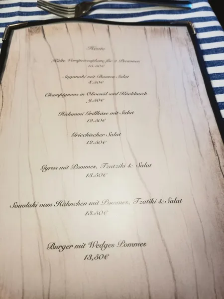 menu 0 of Gaststätte Jahnvolk