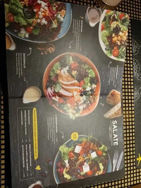 menu 0 of PETER PANE Burgergrill & Bar