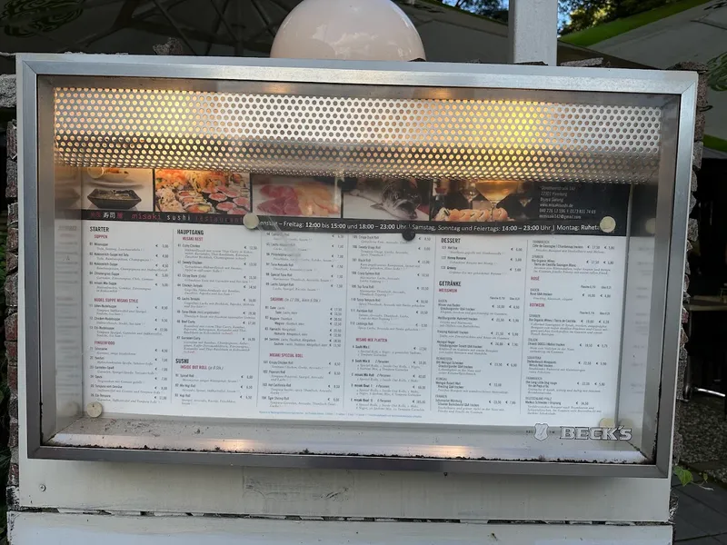 menu 0 of Misaki