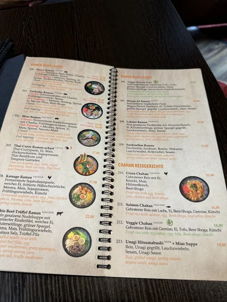 menu 2 of Ginza Japanese Kitchen