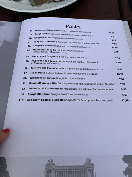 menu 0 of Trattoria da Leandro