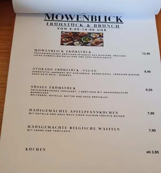 menu 1 of Möwenblick Cafe Restaurant