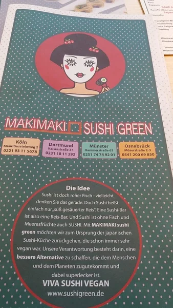 menu 1 of Maki Maki