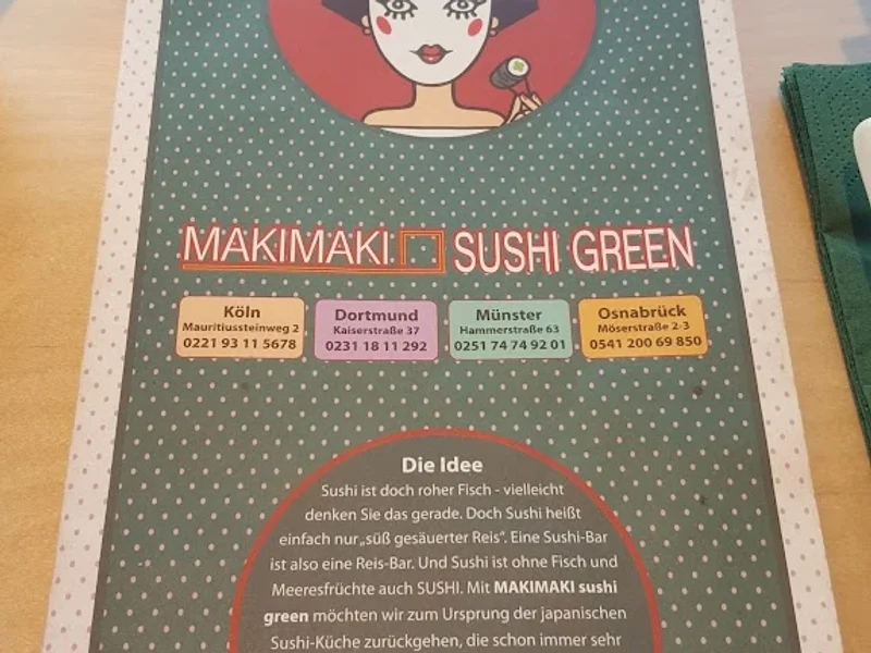 menu 2 of Maki Maki