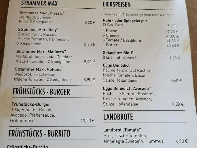 menu 0 of Café Bo Zollstock