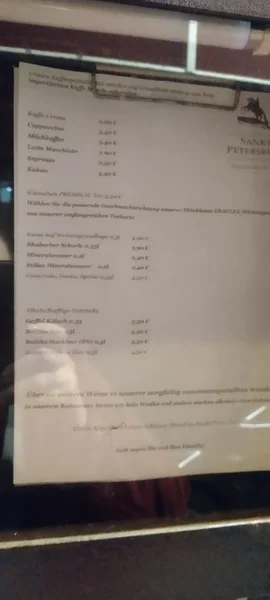 menu 1 of Restaurant Sankt Petersburg