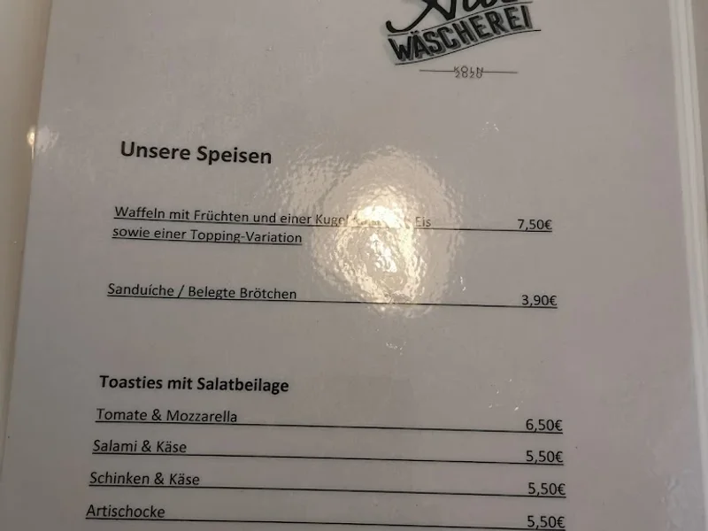 menu 1 of Alte Wäscherei
