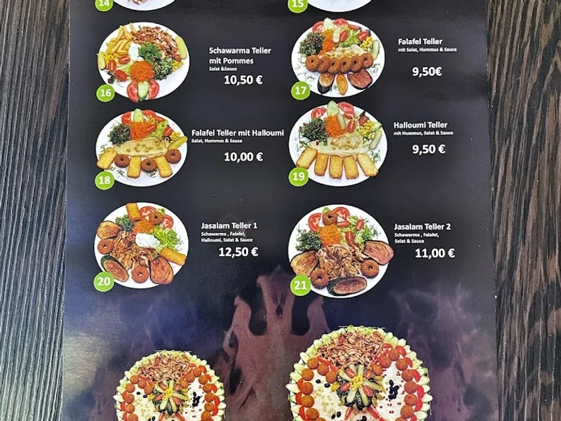 menu 1 of JaSalam Imbiss - Schawarma - Falafel