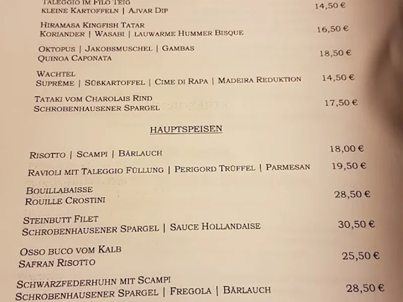 menu 1 of Gandl Feinkost Speisen Bar