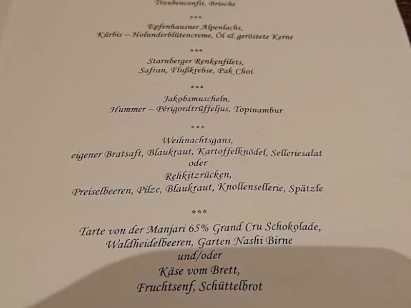 menu 0 of Restaurant Johannas