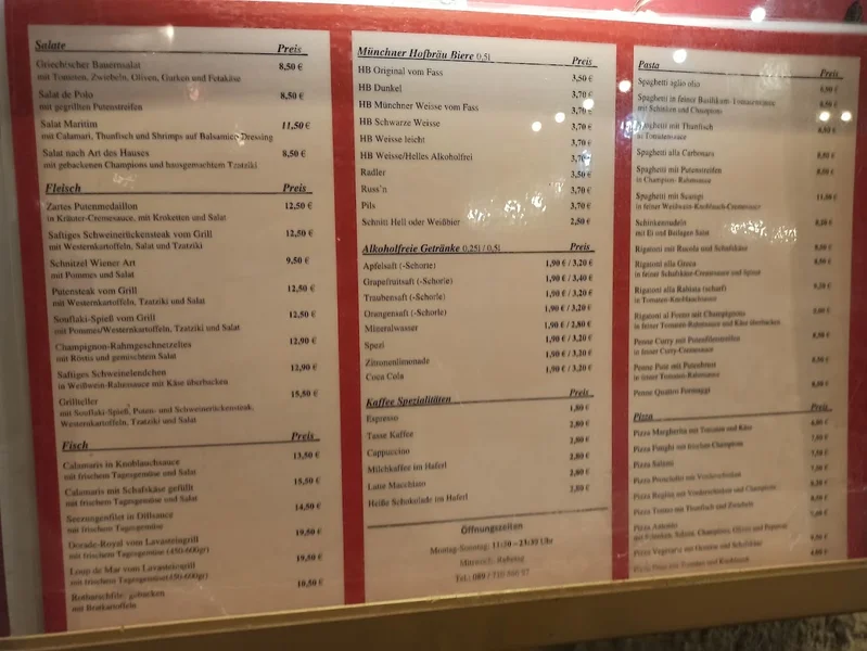 menu 1 of Bei Antonio