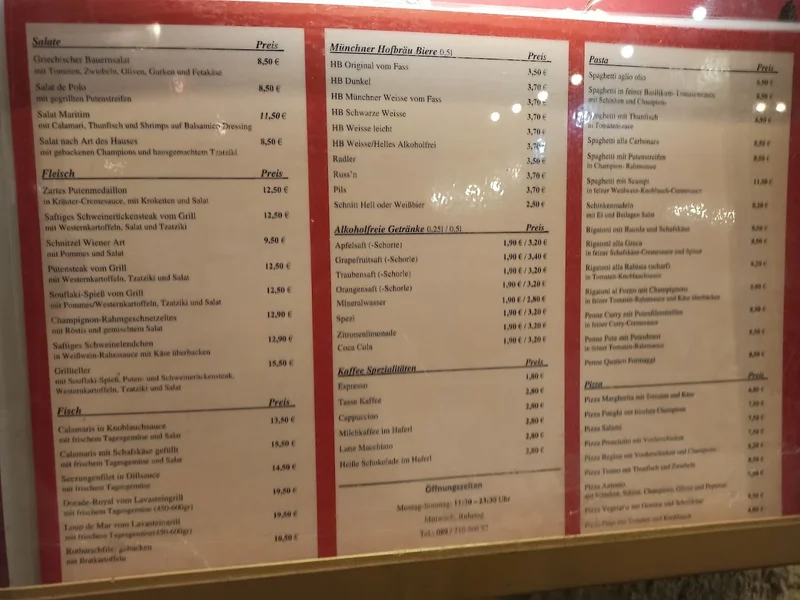 menu 1 of Bei Antonio