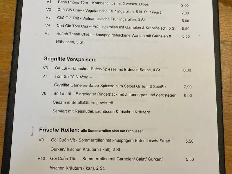 menu 1 of Cố Đô Bistro