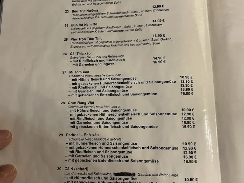 menu 1 of Huna Asia Food