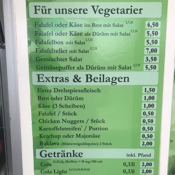 menu 0 of Kebapgarten
