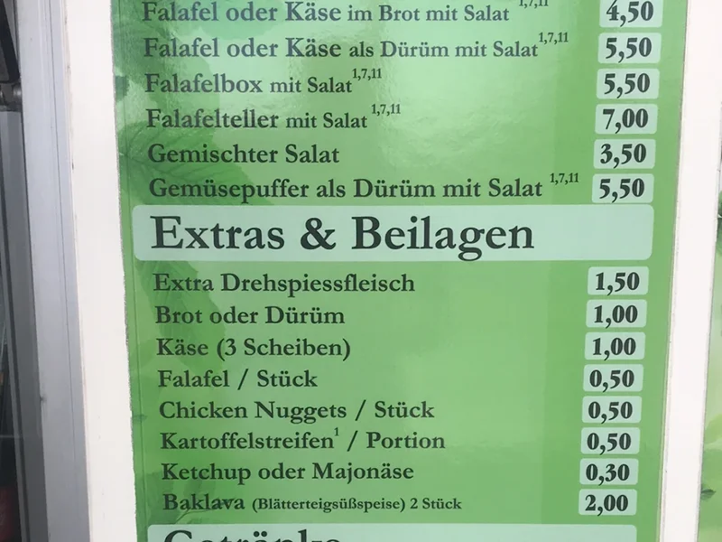menu 0 of Kebapgarten