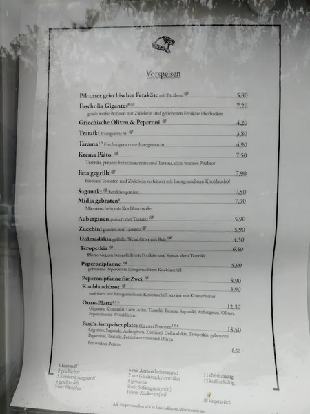 menu 2 of Restaurant Hermes