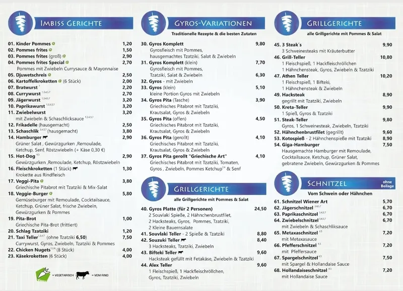 menu 0 of Gyros Grill