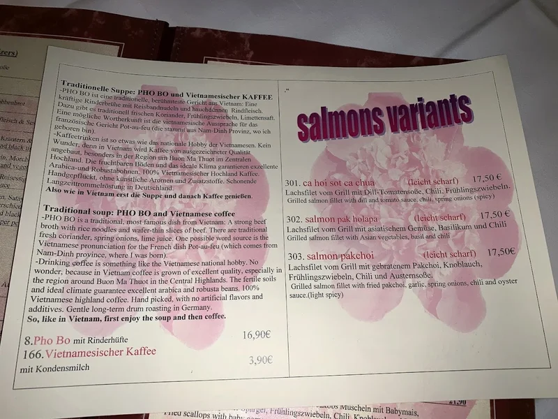 menu 2 of Peony Lounge - Asia Genuss der Sinne