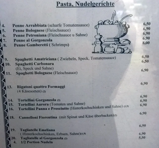 menu 2 of Pizzeria Fellini