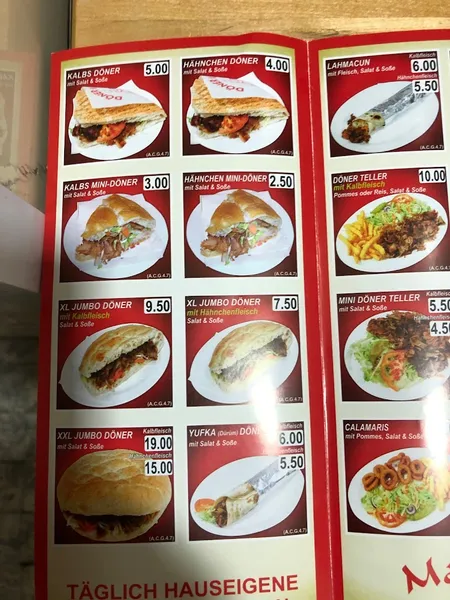 menu 2 of Döner MAHLZEIT