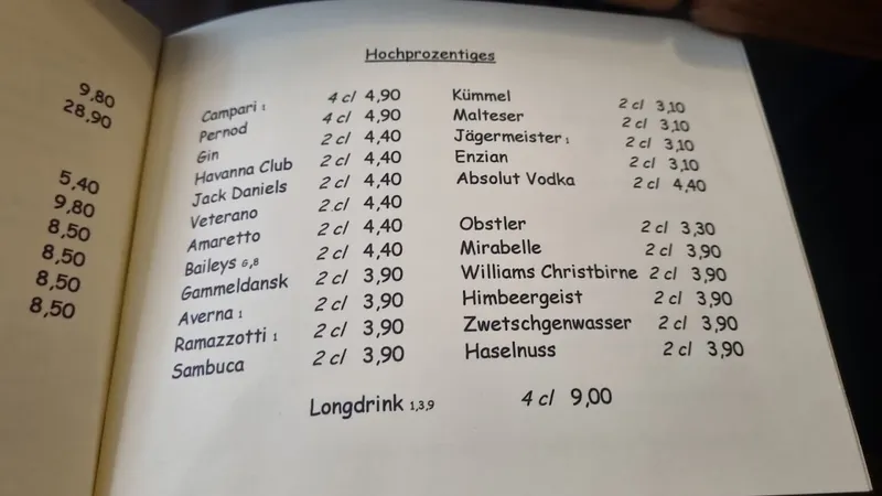 menu 0 of Hacker-Pschorr Hamburg