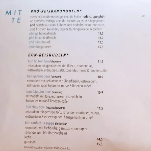 menu 2 of Gao Kitchen