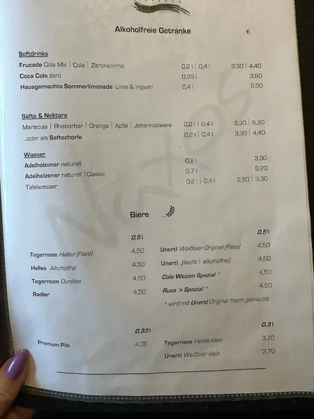 menu 2 of Taverna Naxos