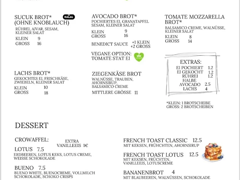 menu 0 of Café Chocolate