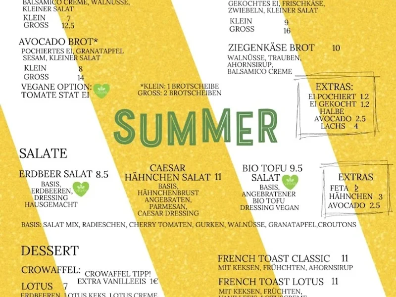 menu 2 of Café Chocolate