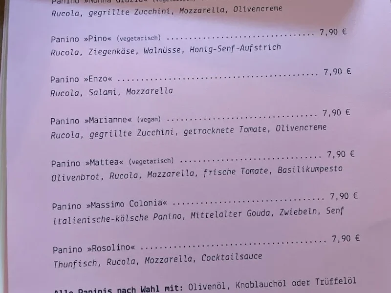 menu 0 of Jlöcklich - il caffè felice