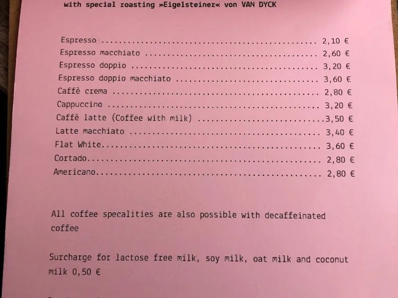 menu 1 of Jlöcklich - il caffè felice