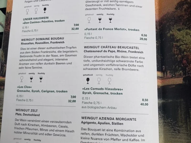 menu 1 of Café Sehnsucht
