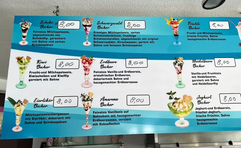 menu 0 of La Gelateria Romana