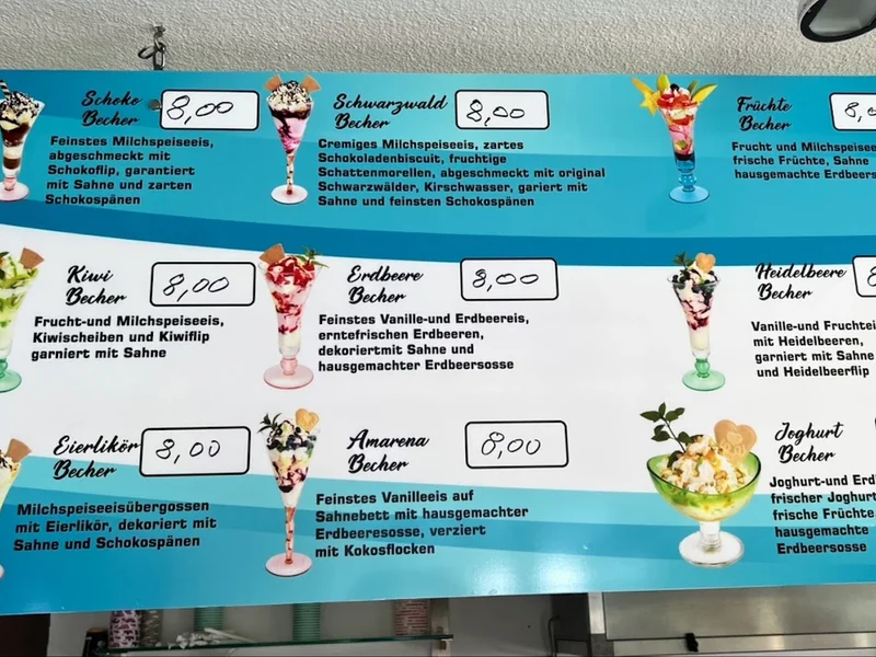 menu 0 of La Gelateria Romana