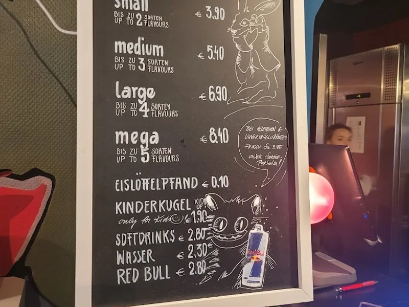 menu 1 of Der verrückte Eismacher - im Wunderland