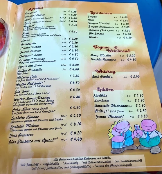 menu 0 of Eiscafé Venezia