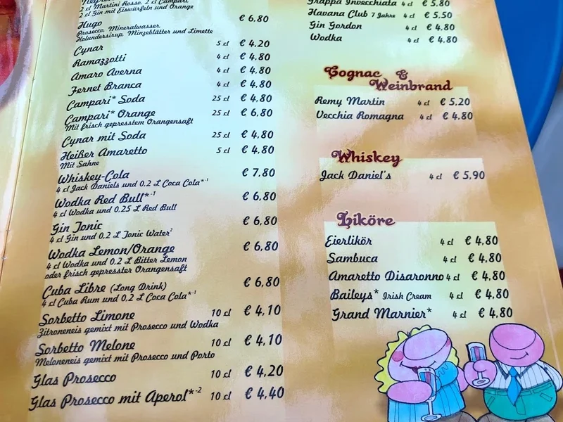 menu 0 of Eiscafé Venezia